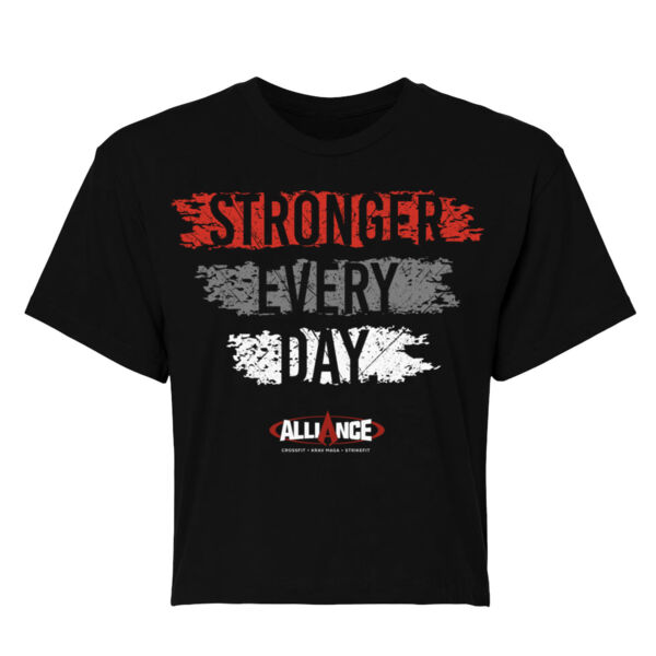 STRONGER EVERY DAY - WOMEN'S CROP T-SHIRT - $JH8N36$ Thumbnail